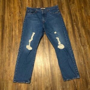 Levi's High Rise Blue Jeans
